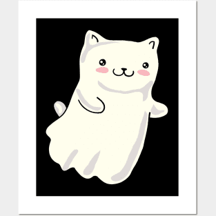 Ghost Cat Posters and Art